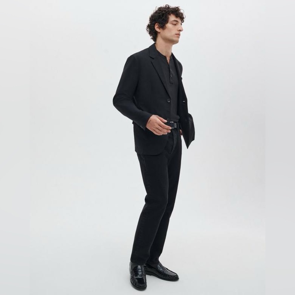 rag & bone Men's Black Straight Jeans